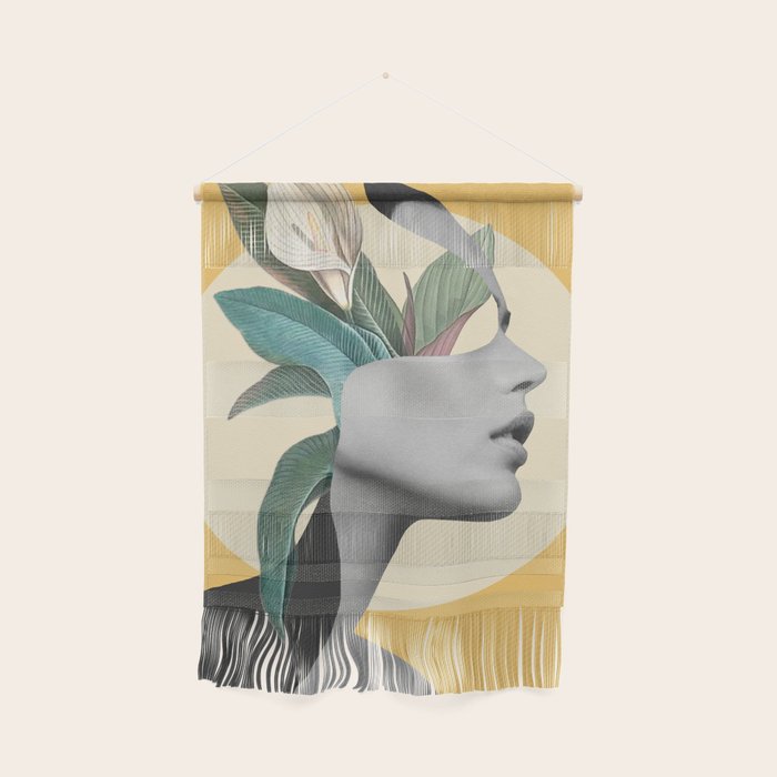 Floral Portrait /collage 3 Wall Hanging Gallery Image 1
