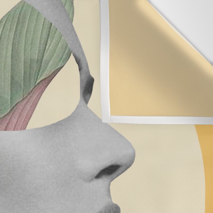 Floral Portrait /collage 3 Wall Tapestry Gallery Image 3