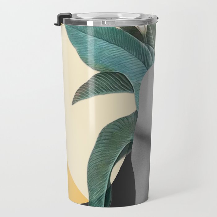 Floral Portrait /collage 3 Travel Mug Gallery Image 3