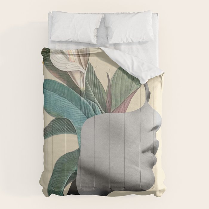 Floral Portrait /collage 3 Comforter Gallery Image 6