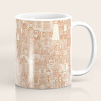 vintage halloween rust ivory Coffee Mug Gallery Image 1