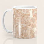 vintage halloween rust ivory Coffee Mug Gallery Image 3
