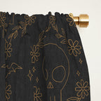Skull Ogee Window Curtain Gallery Image 2