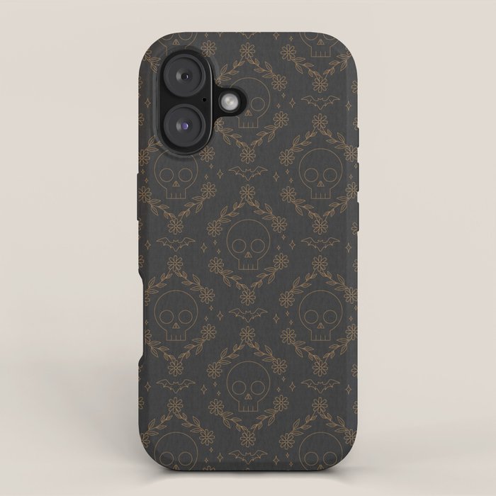 Skull Ogee iPhone Case Gallery Image 1