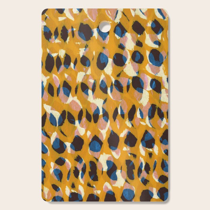 Pure Strokes #2 / Orange, Pink & Blue Cutting Board Gallery Image 1