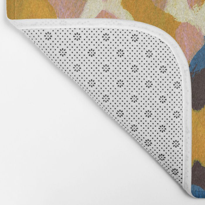 Pure Strokes #2 / Orange, Pink & Blue Bath Mat Gallery Image 2