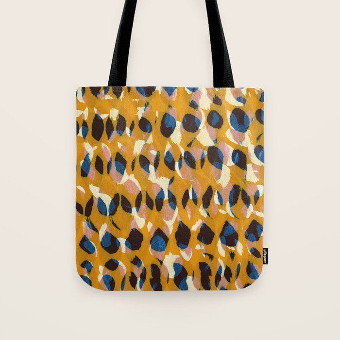 Pure Strokes #2 / Orange, Pink & Blue Tote Bag Gallery Image 1
