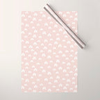 Boho Pink Rainbow - Pink & White Rainbow Pattern - Kids Rainbow Nursery Wrapping Paper Gallery Image 1