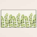 Watercolor Vines - Cute Botanical Painting Desk Mat Gallery Image 3