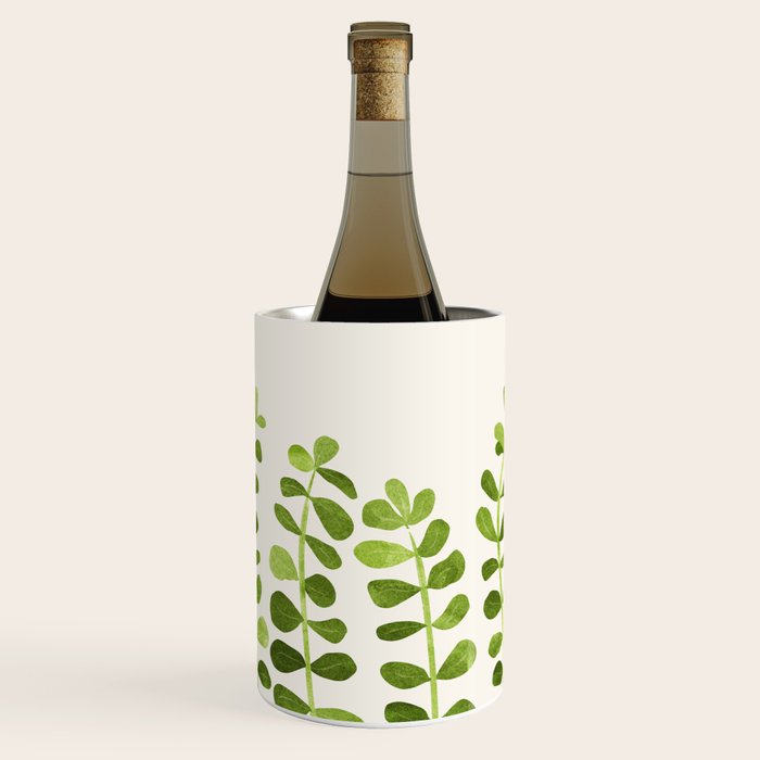 Watercolor Vines - Cute Botanical Painting Wine Chiller Gallery Image 3