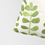 Watercolor Vines - Cute Botanical Painting Pillow Sham Gallery Image 4