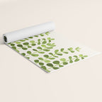 Watercolor Vines - Cute Botanical Painting Yoga Mat Gallery Image 2