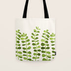 Watercolor Vines - Cute Botanical Painting Tote Bag Gallery Image 1