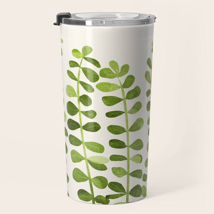 Watercolor Vines - Cute Botanical Painting Travel Mug Gallery Image 3