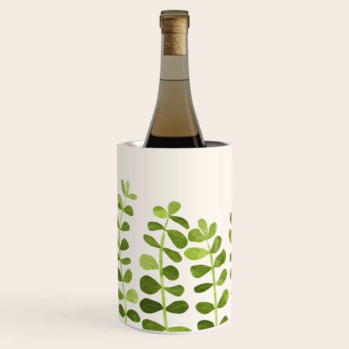 Watercolor Vines - Cute Botanical Painting Wine Chiller Gallery Image 2