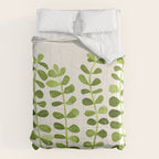 Watercolor Vines - Cute Botanical Painting Comforter Gallery Image 6