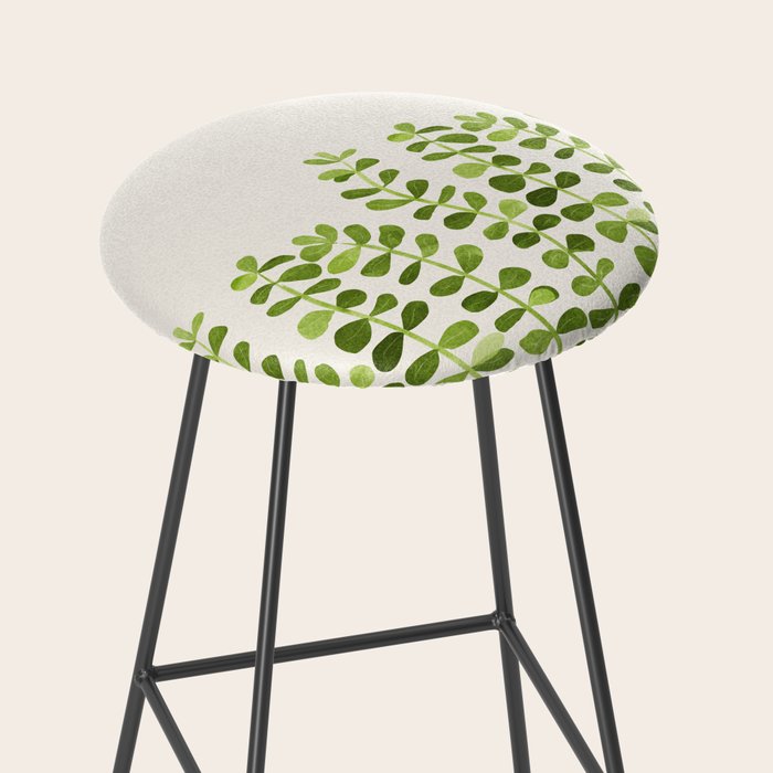 Watercolor Vines - Cute Botanical Painting Stool Gallery Image 2