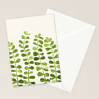 Watercolor Vines - Cute Botanical Painting Stationery Card Gallery Image 2