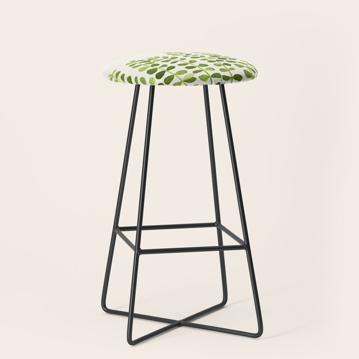 Watercolor Vines - Cute Botanical Painting Stool Gallery Image 1