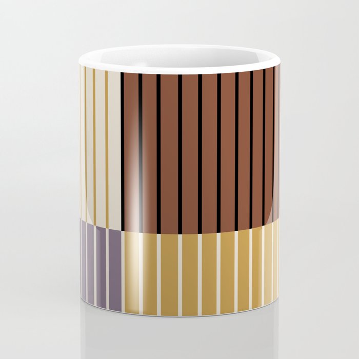 Color Block Line Abstract XVIII Coffee Mug Gallery Image 4