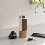 Color Block Line Abstract XVIII Water Bottle Gallery Image 4