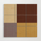 Color Block Line Abstract XVIII Wood Wall Art Gallery Image 1