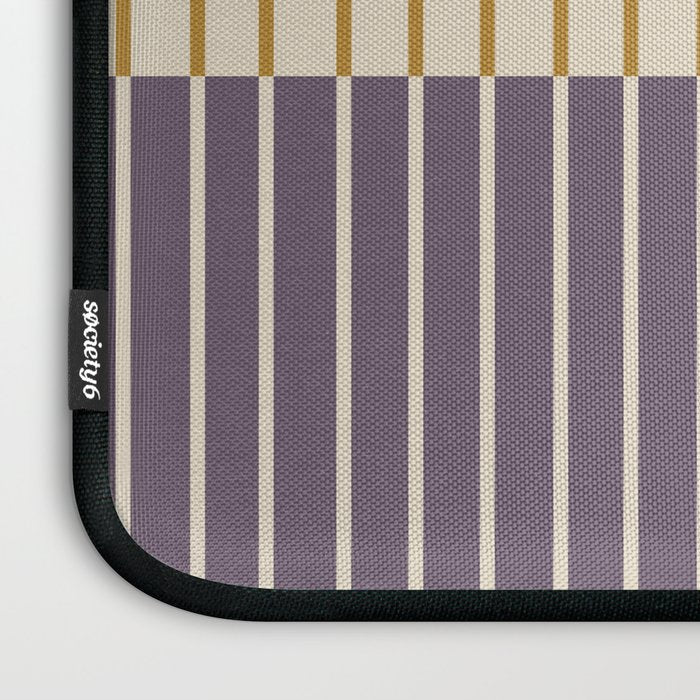 Color Block Line Abstract XVIII Laptop Sleeve Gallery Image 3