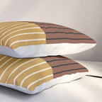 Color Block Line Abstract XVIII Pillow Sham Gallery Image 3