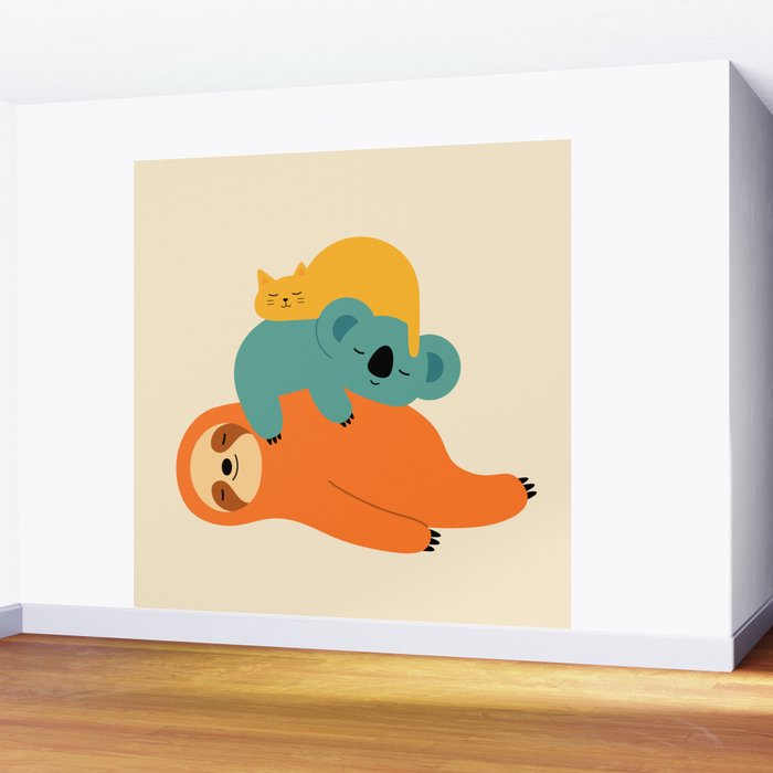 Being Lazy Wall Mural Gallery Image 2