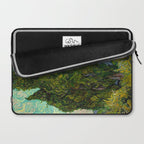 Cypresses Oil Painting Landscape Vincent van Gogh Laptop Sleeve Gallery Image 2