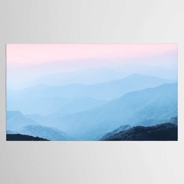 Epic Smoky Mountain Sunset - National Park Tablecloth Gallery Image 2