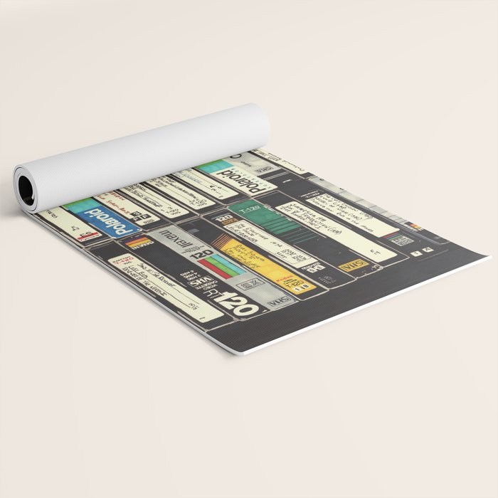 VHS Stack Yoga Mat Gallery Image 2