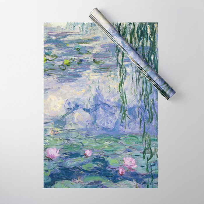 Claude Monet "Water Lilies(NymphÃ©as)" (9) 1916-19.jpg Wrapping Paper Gallery Image 1