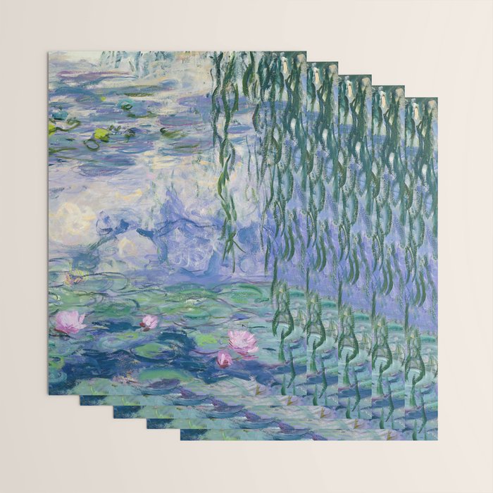 Claude Monet "Water Lilies(NymphÃ©as)" (9) 1916-19.jpg Wrapping Paper Gallery Image 3