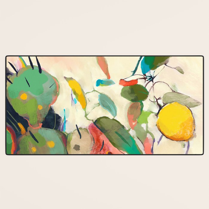 lemon tree Desk Mat Gallery Image 3