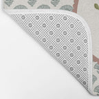 Ditsy Floral in Vintage Frame Bath Mat Gallery Image 2