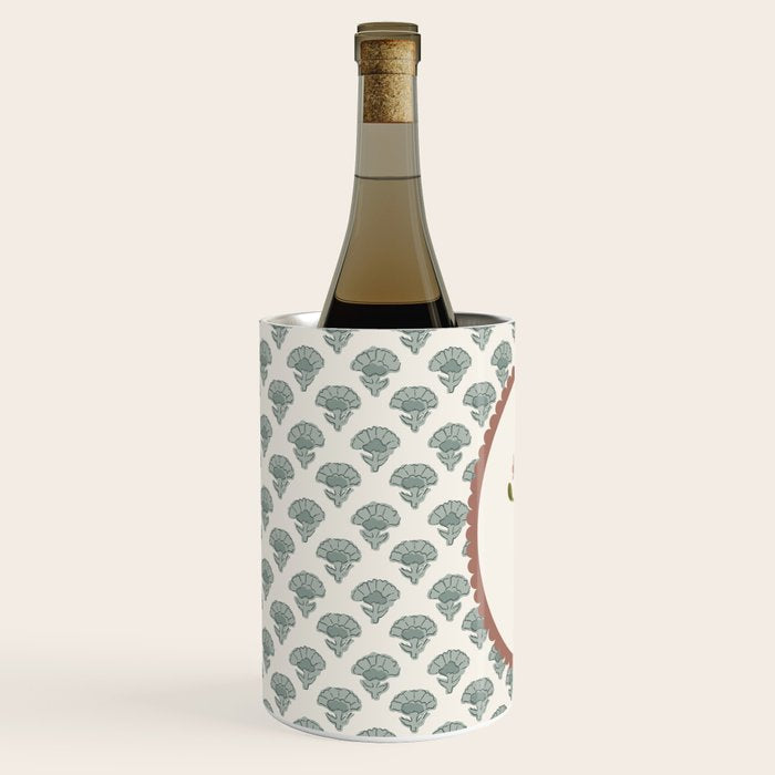 Ditsy Floral in Vintage Frame Wine Chiller Gallery Image 2