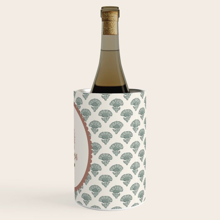 Ditsy Floral in Vintage Frame Wine Chiller Gallery Image 3