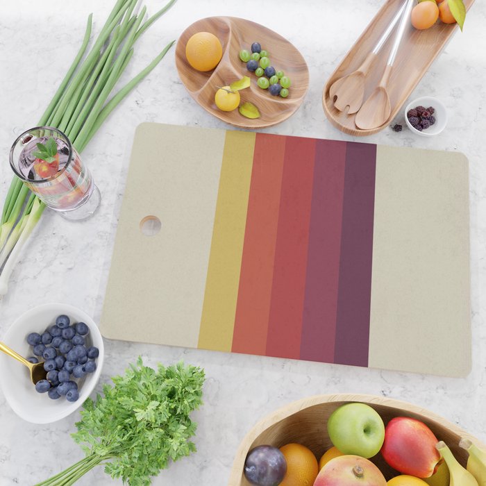Retro Video Cassette Color Palette Cutting Board Gallery Image 2