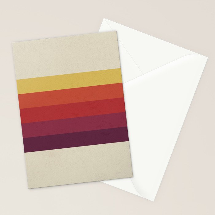 Retro Video Cassette Color Palette Stationery Card Gallery Image 2
