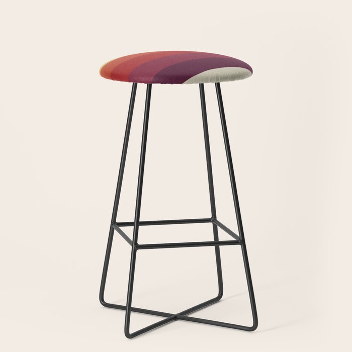 Retro Video Cassette Color Palette Stool Gallery Image 1