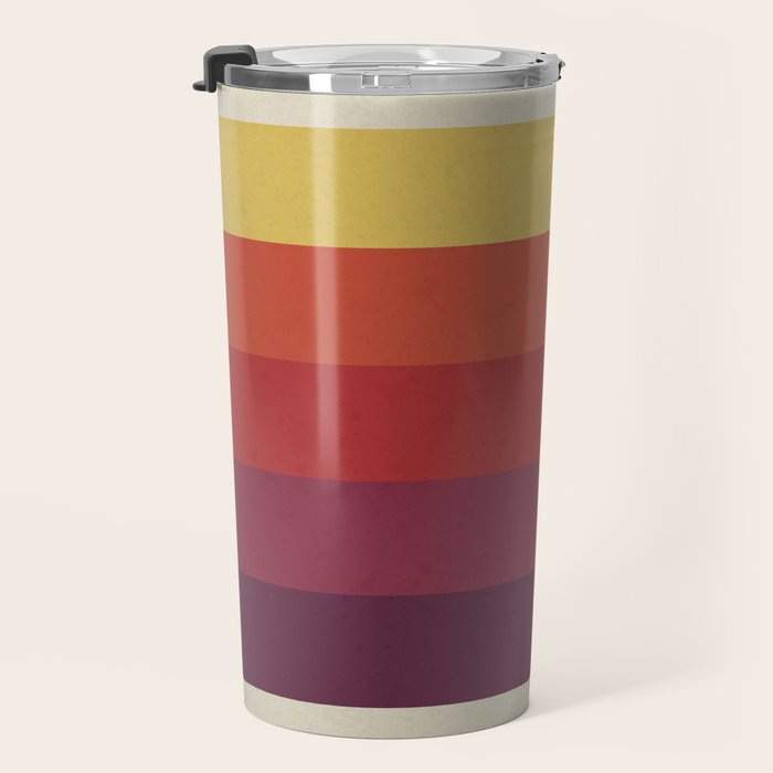 Retro Video Cassette Color Palette Travel Mug Gallery Image 3