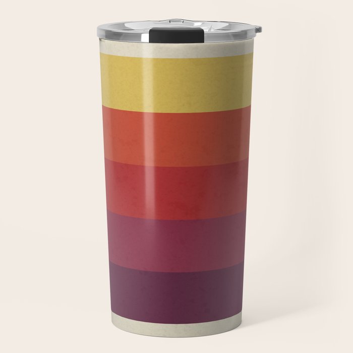 Retro Video Cassette Color Palette Travel Mug Gallery Image 1