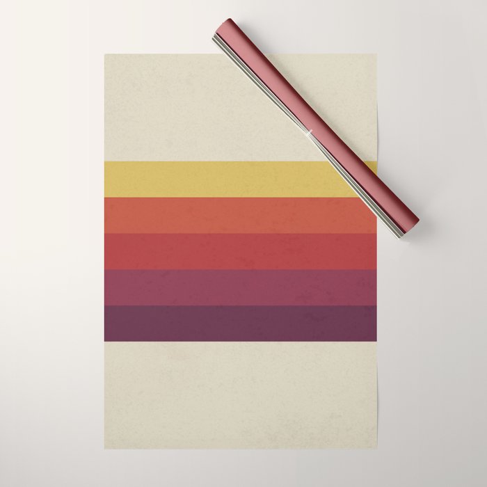 Retro Video Cassette Color Palette Wrapping Paper Gallery Image 1