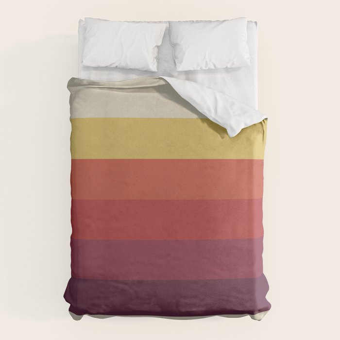 Retro Video Cassette Color Palette Duvet Cover Gallery Image 1