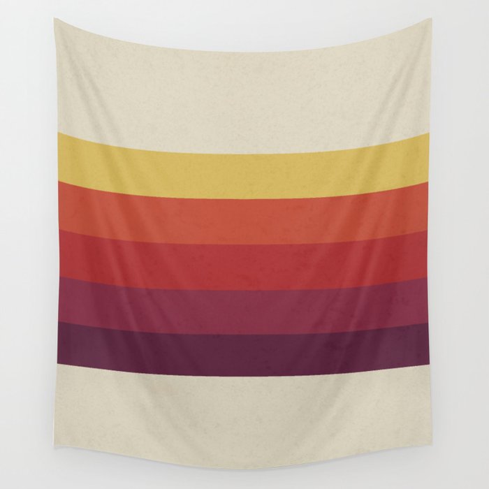Retro Video Cassette Color Palette Wall Tapestry Gallery Image 4