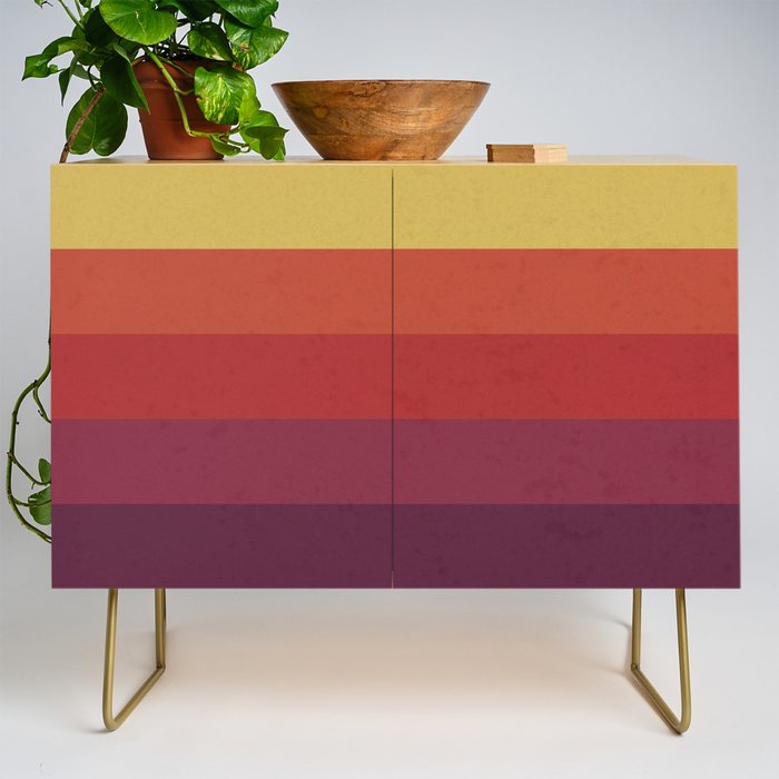 Retro Video Cassette Color Palette Credenza Gallery Image 1