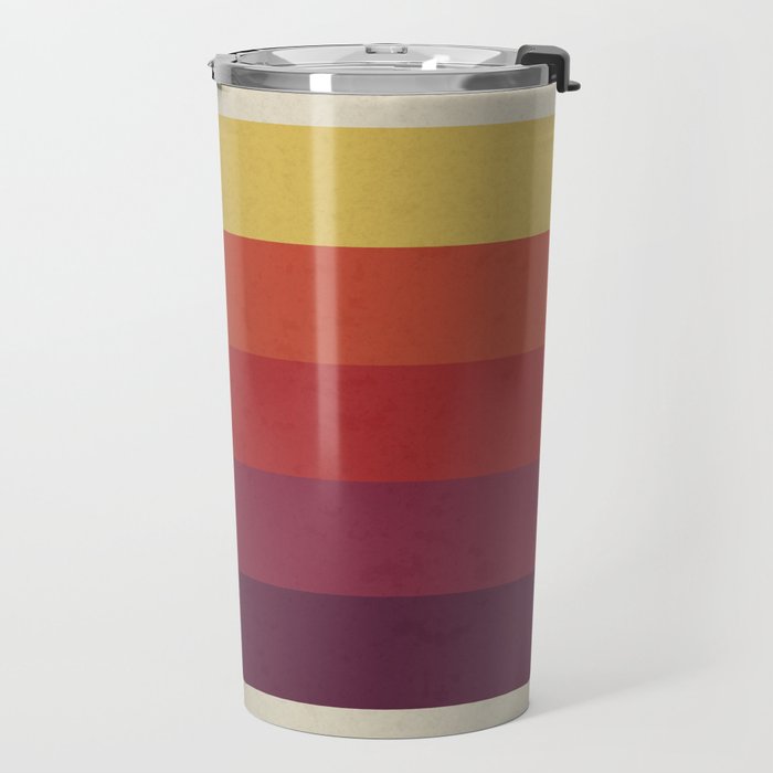 Retro Video Cassette Color Palette Travel Mug Gallery Image 2