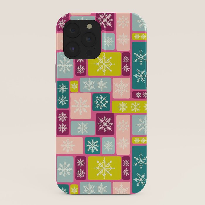 Colorful Geometric Snowflake Tiles iPhone Case Gallery Image 40