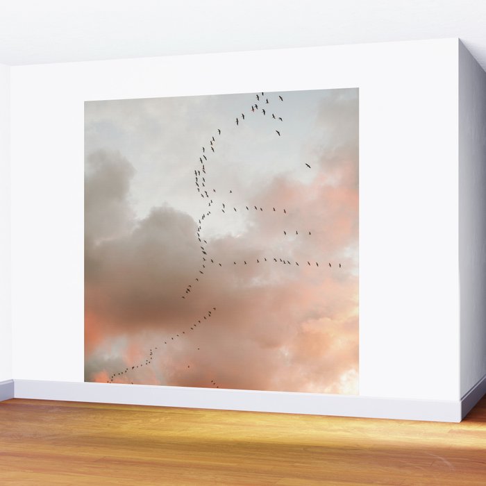 Birds of Paradise | Nosara Costa Rica Sunset Fine art photography print | Travel vibes Wall Mural Gallery Image 2